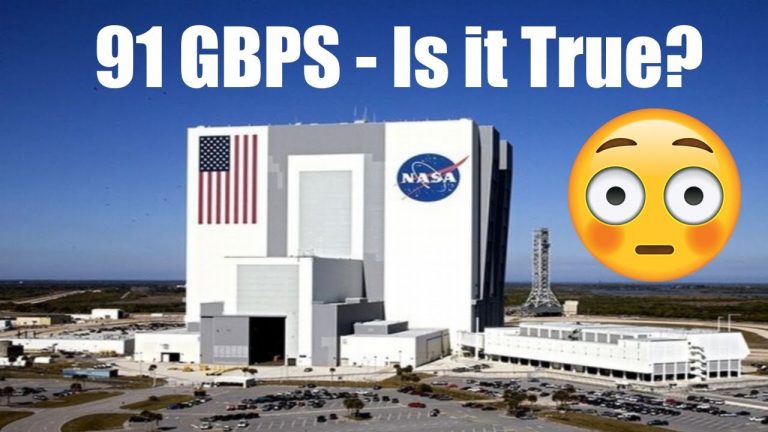 World’s Fastest Internet at NASA 91Gb/s ?? The Reality Explained!!!