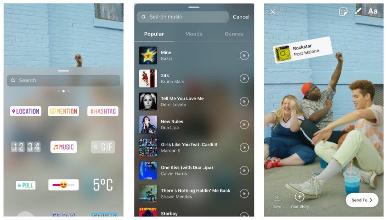 Instagram adds music for stories Instagram adds music for stories