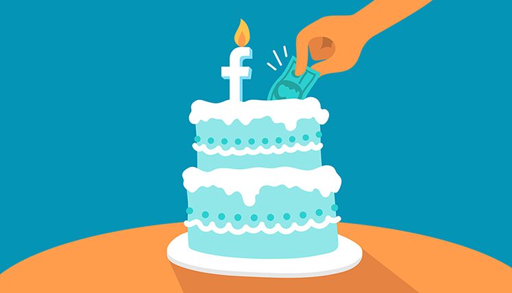 Facebook birthday Fundraisers earn over $300M for non profits charity