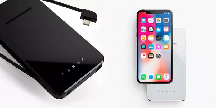 tesla wireless charger for ios and android devices
