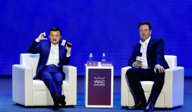 Jack Ma and Elon Musk debate in Shanghai on the future