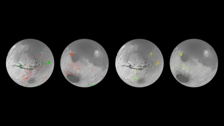 New Map Of Mars Shows Thousands Of Water Sites On Red Planet