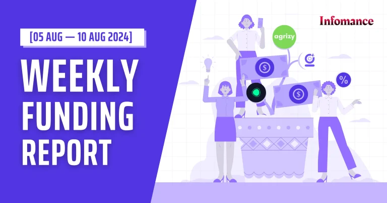 Weekly Funding Report [August 5 – August 10, 2024]: Indian Startups Raised $384.35Mn This Week – Analysis, Highlights, & Breakdown