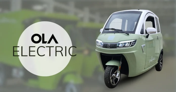 Ola Electric Set To launch a three-wheeler shortly - Infomance